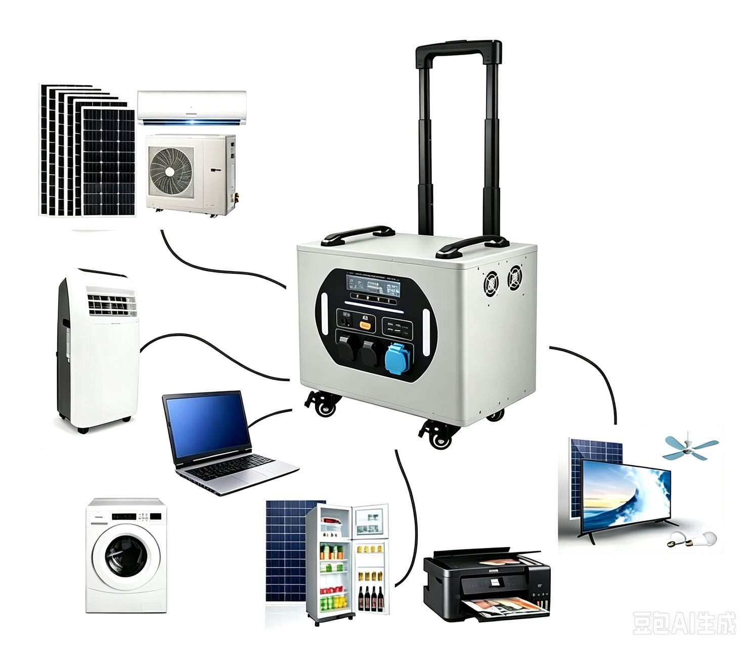 Equipment connection / application diagram from the quotation